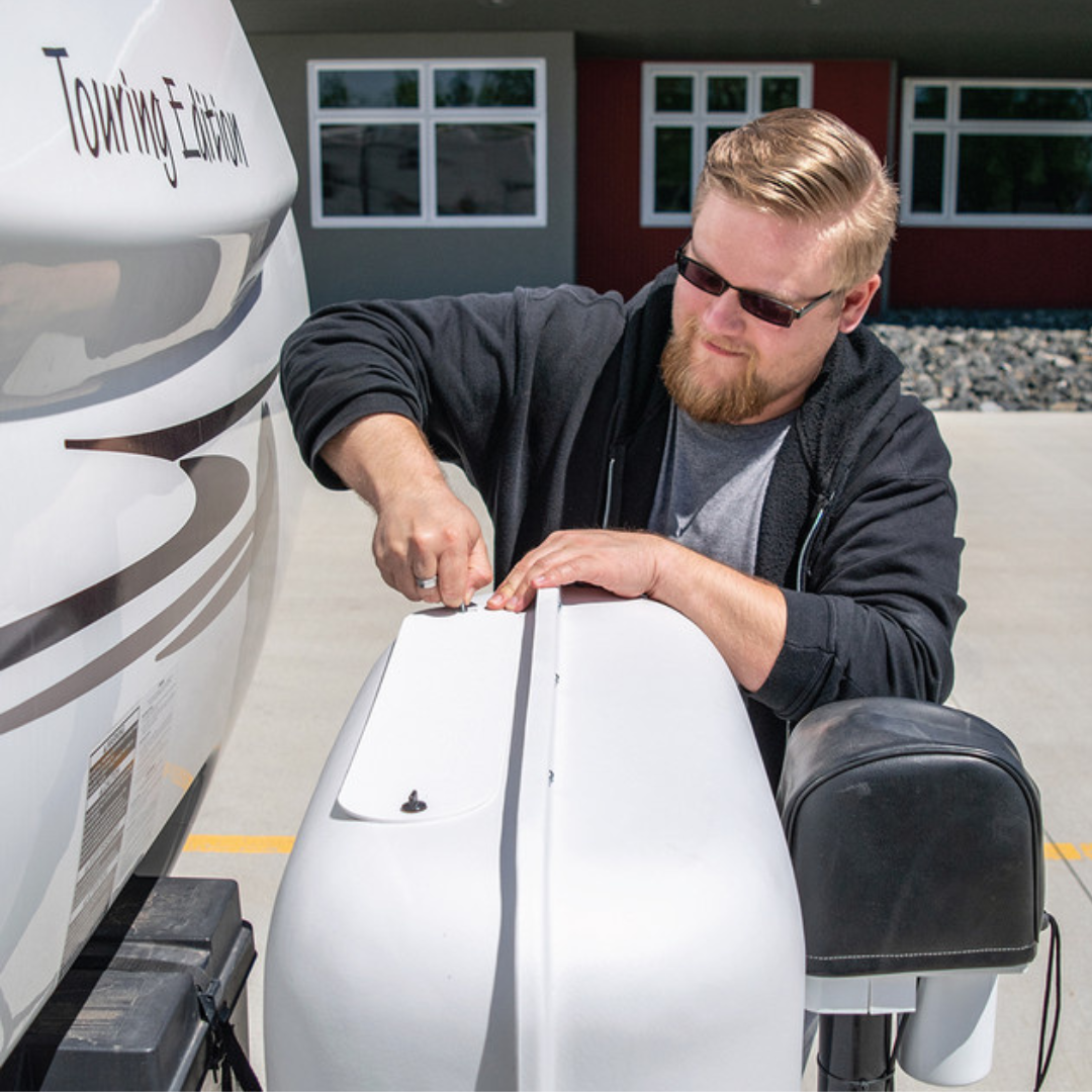 Propane Tank Cover - White