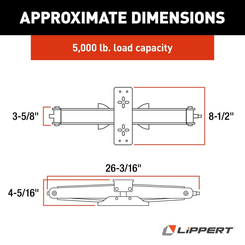 24" SCISSOR JACK KIT (SINGLE)