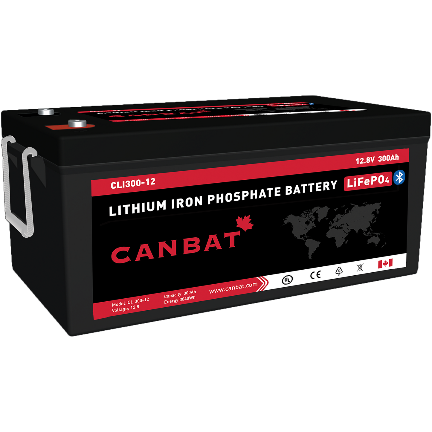 12V 300Ah Lithium Battery (LiFePO4)