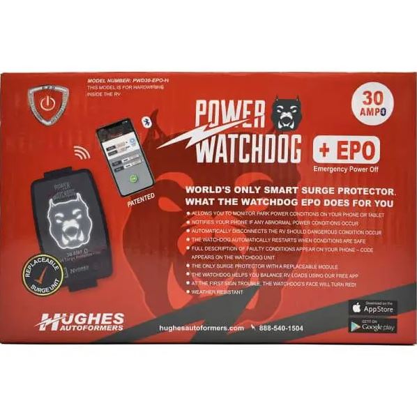 30 AMP Hughes Power Watchdog Surge Protector + EPO