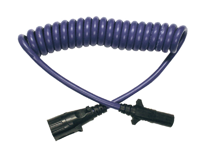 Blue Ox Trailer Wiring Connector Adapter; 7-Way Blade to 6-Way Pin