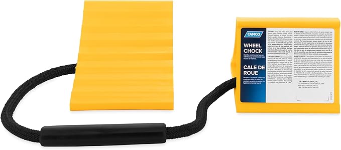 Wheel Chock - Double With Rope