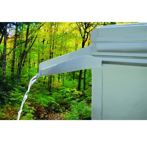 Drip Rail Gutter Spout White