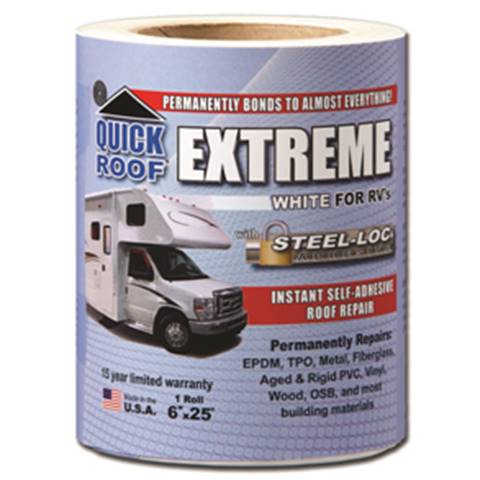 6" X 25' Tan Rubber Roof Repair Tape
