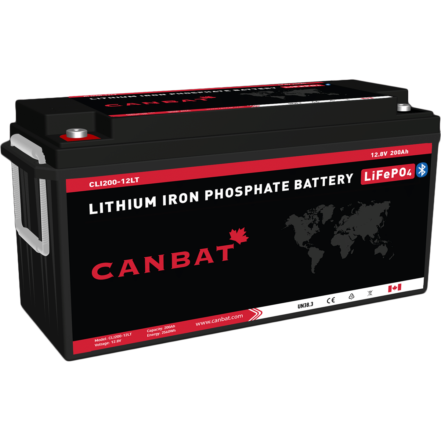 12V 200Ah Cold Weather Lithium Battery (LiFePO4)