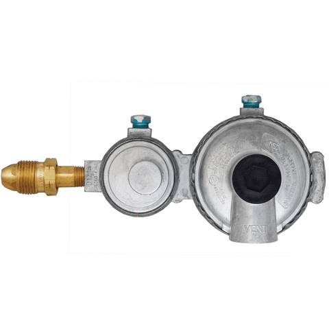 Two Stage Propane Regulator With 90 Degree Vent